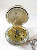 1870 Illinois Currier Key Wind 18S Fahys Coin Silver Double Hunter Case No 1 - Just Stuff I Sell