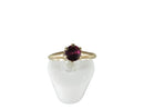 4.3mm Round Cut Pink OMC Tourmaline Solitaire Engagement Ring 10K Gold Size 5.5 - Just Stuff I Sell