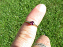 4.3mm Round Cut Pink OMC Tourmaline Solitaire Engagement Ring 10K Gold Size 5.5 - Just Stuff I Sell