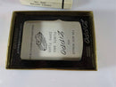 1962 Zippo Lighter Unfired Employee Gift Vertical Line High Polish Chrome - Just Stuff I Sell