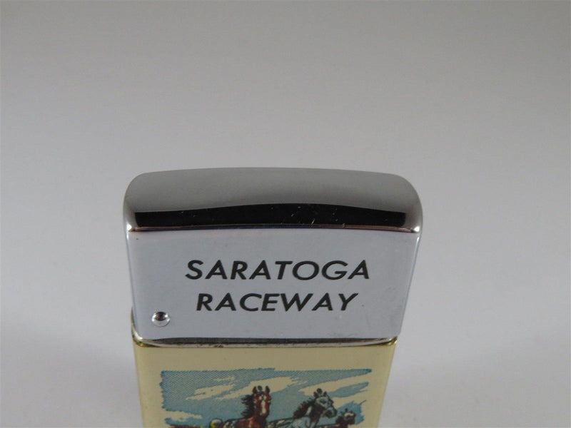Vintage Brown & Bigelow Wind Master Gold Silver Saratoga Raceway New York - Just Stuff I Sell