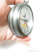 Vintage Mickey Mouse Disney Pocket Watch Clock in Shadow Frame - Just Stuff I Sell