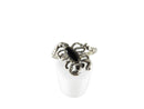 Scorpion Cabochon Onyx & Sterling Silver Ring Size 9.75 — Stunning Sterling • Sterling Silver, Silver — front view
