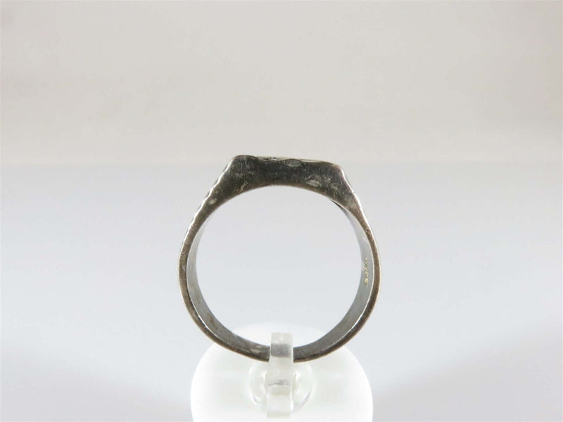 5 CZ Style Stone Sterling Silver Ring Men's Size 11 - Just Stuff I Sell