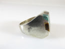 Size 11.5 925 Sterling Inlaid Malachite & Tiger Eye Mexico Men's Ring 925MC - Just Stuff I Sell