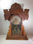 1904 St. Louis Worlds Fair E. Ingraham & Co Mount Vernon Kitchen Clock 4 Repair - Just Stuff I Sell