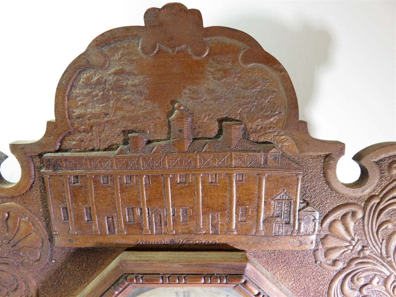1904 St. Louis Worlds Fair E. Ingraham & Co Mount Vernon Kitchen Clock 4 Repair - Just Stuff I Sell