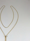 Fabulous C&H Co 10K Gold Filled Victorian/Edwardian Pearl 25" Pocket Watch Slide - Just Stuff I Sell