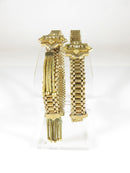 Matched Pair of Victorian 10K Gold Filled Bridal Slide Bracelets Circa 1870's - Just Stuff I Sell