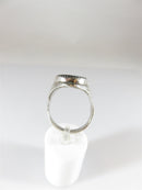 Vintage Dual Turquoise Sterling Silver Biker Ring Men's Size 12.75 24.4 grams - Just Stuff I Sell