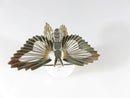 Fabulous Vintage Artisan Sterling Silver Butterfly Brooch Scarf Pin Mexico - Just Stuff I Sell