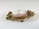 Women's Gold Filled Victorian Era Cameo Pendant, Brooch, Pendant Watch Brooch - Just Stuff I Sell