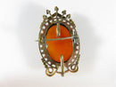 Women's Gold Filled Victorian Era Cameo Pendant, Brooch, Pendant Watch Brooch - Just Stuff I Sell