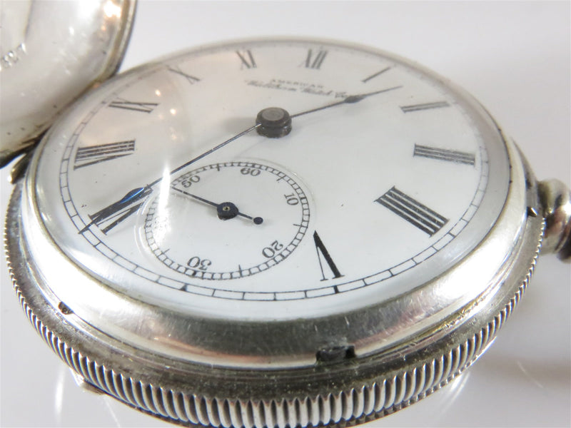 Waltham Watch 7J 18S Fahys Coin Silver Fancy Double Hunter Case No 1 Model 1883 - Just Stuff I Sell