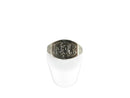 Vintage Initials Ring EEB Marked DF10k White Gold Womens Ring Size 5 1/2 — Clearance Items • 10K, Gold — front view