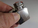 1962 Zippo Lighter Unfired Employee Gift Vertical Line High Polish Chrome - Just Stuff I Sell