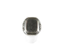 Vintique Sterling Silver Navy Military Signet Ring Size 10.25 — Men's Jewelry • Sterling Silver, Silver — front view