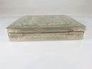 Circa 1946/7 Egyptian 800 Silver Cigarette Case Islamic Decorated 128 Grams - Just Stuff I Sell