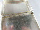 Circa 1946/7 Egyptian 800 Silver Cigarette Case Islamic Decorated 128 Grams - Just Stuff I Sell