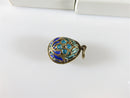 Sterling Silver Gold Washed Enameled Paste Faberge Egg Charm American Russian Co - Just Stuff I Sell