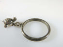 James Avery Sterling Silver Retired Turtle Charm Ring Size 5 Tarnished - Just Stuff I Sell