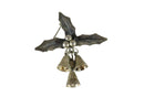 Sterling Silver Mistletoe Brooch w Dangling Bells Taxco Mexico Signed — Taxco Jewelry • Sterling Silver, Silver — front view