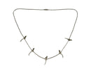 Vintage Zuni Style Liquid Silver Bird Fetish Necklace 16" TL - Just Stuff I Sell
