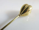 Antique 14K Balloon Melon Top 5 1/2" Long Hat Pin - Just Stuff I Sell