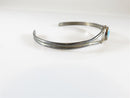 Sterling Silver Native American Bracelet Blue Turquoise Signed R 5 1/2" - Just Stuff I Sell