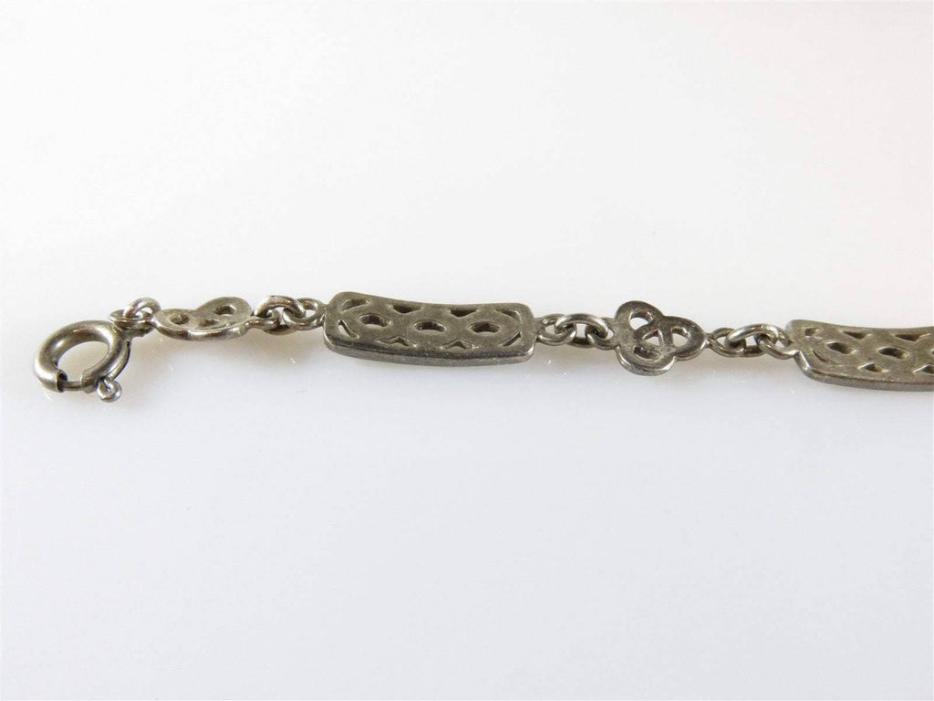 Cute Sterling Silver Irish Celtic Infinity Link Bracelet 6.2 Grams 7.2