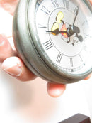 Vintage Mickey Mouse Disney Pocket Watch Clock in Shadow Frame - Just Stuff I Sell