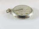 1927 Ball Watch Co 19J 12S 14K White Gold Filled Case Fancy Dial Pocket Watch - Just Stuff I Sell