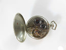 1927 Ball Watch Co 19J 12S 14K White Gold Filled Case Fancy Dial Pocket Watch - Just Stuff I Sell