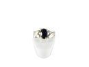 Quality Solitaire Oval Cut 1CT Dark Blue Sapphire Sterling Silver Ring Size 4.75 — Stunning Sterling • Sterling Silver, Silve