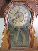 1904 St. Louis Worlds Fair E. Ingraham & Co Mount Vernon Kitchen Clock 4 Repair - Just Stuff I Sell
