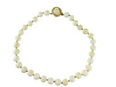 14K Yellow Gold 62.8 gram TW Carved White Coral 16 1/2" Necklace — Necklaces • 14K, Gold — front view