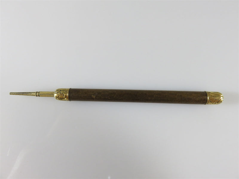 Victorian Gold Filled Pena Pencil J Mabie's Pat 1854 Goodyears Pat May 6 51 - Just Stuff I Sell