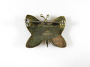 Vintage Sterling Mexico Pressed Flower Butterfly Brooch Scarf Pin - Just Stuff I Sell