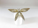 Fabulous Vintage Artisan Sterling Silver Butterfly Brooch Scarf Pin Mexico - Just Stuff I Sell