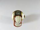 Vintage Rare Spendid Swiss Made Cameo Ring Watch Adjustable Ring - Just Stuff I Sell