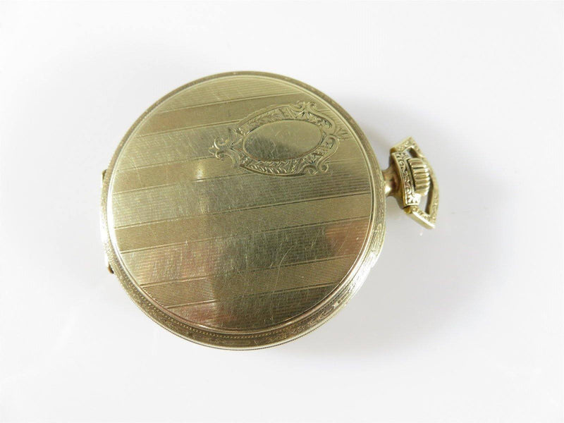 1926 Grade 405 Model 3 12s Illinois Pocket Watch in B&B 25 Year Case 4 Repair - Just Stuff I Sell