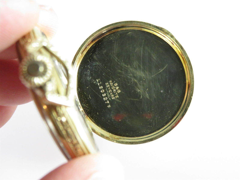 1926 Grade 405 Model 3 12s Illinois Pocket Watch in B&B 25 Year Case 4 Repair - Just Stuff I Sell