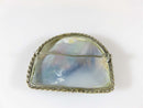 Artisan Hand Painted Shell Brooch of London Bridge Signed K.M. 96, Outstanding! - Just Stuff I Sell