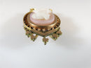 Women's Gold Filled Victorian Era Cameo Pendant, Brooch, Pendant Watch Brooch - Just Stuff I Sell