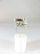 Pink Panther Ring - Sterling Silver Mother of Pearl Size 5 Zuni Pink Panther - Just Stuff I Sell