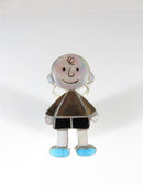 Charlie Brown Ring - Circa 1960's Zuni Inlaid MOP, Turquoise, Onyx Charlie Brown - Just Stuff I Sell
