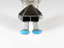 Charlie Brown Ring - Circa 1960's Zuni Inlaid MOP, Turquoise, Onyx Charlie Brown - Just Stuff I Sell