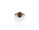 Victorian Women's Initial Ring Antique 10K Gold Engraved EG Size 5.25 — Victorian Edwardian • 10K, Gold — front view