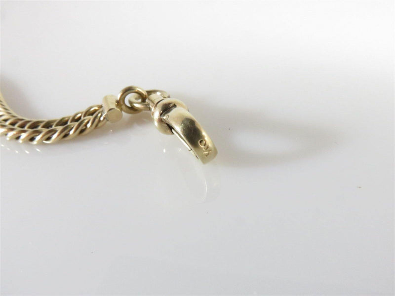 RFS & Co 1/10 10K Gold Pocket Watch Chain with Intaglio FOB - Fine Condition - Just Stuff I Sell
