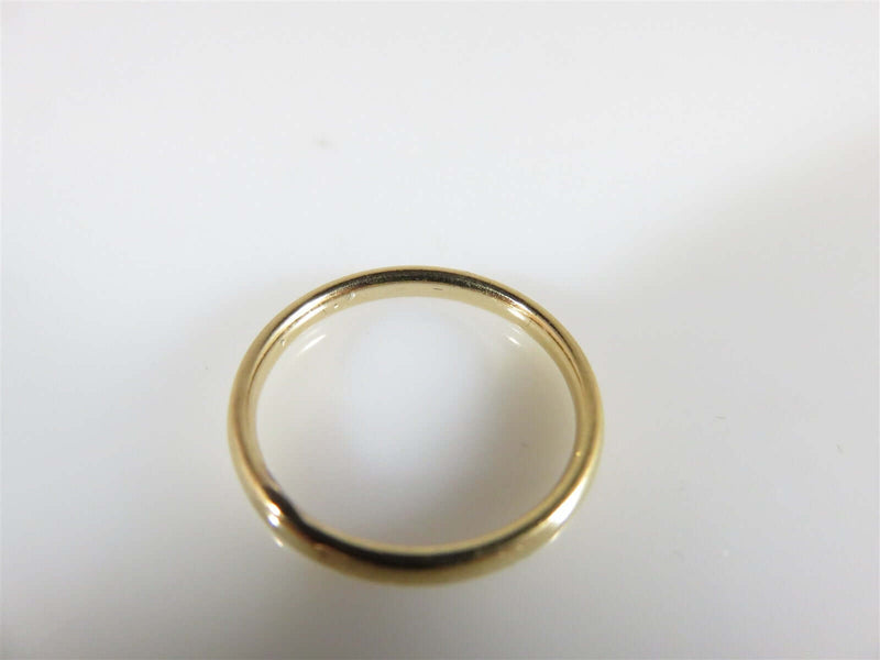 Antique Band Ring 14k Gold Womens Wedding Band Keeper Ring Size 2.75 - Just Stuff I Sell
